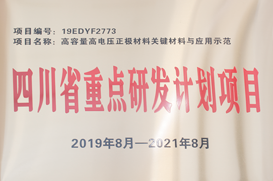 四川省沉点研发打算项目